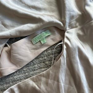 Verge Girl Satin Sleepwear in Champagne